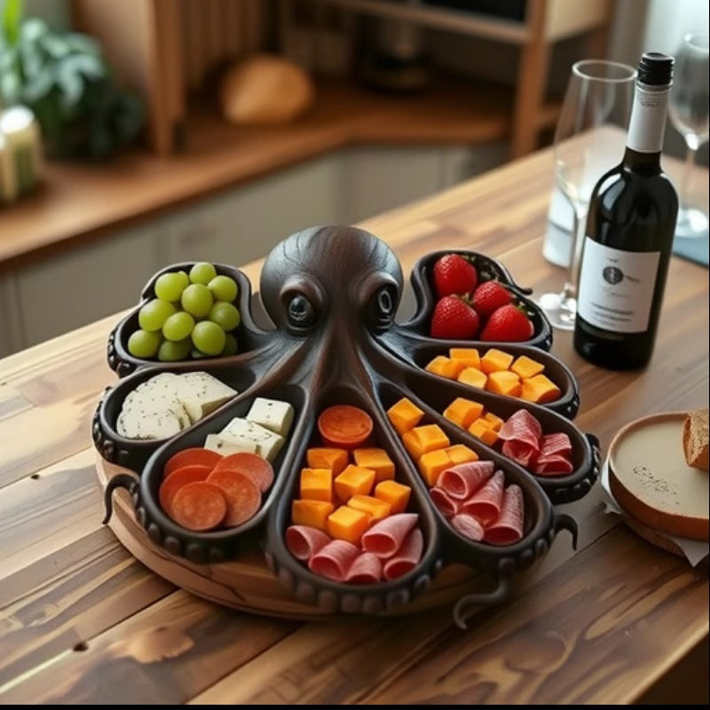 Octopus Charcuterie Platter Octopus Deli Platter Fruit Platter