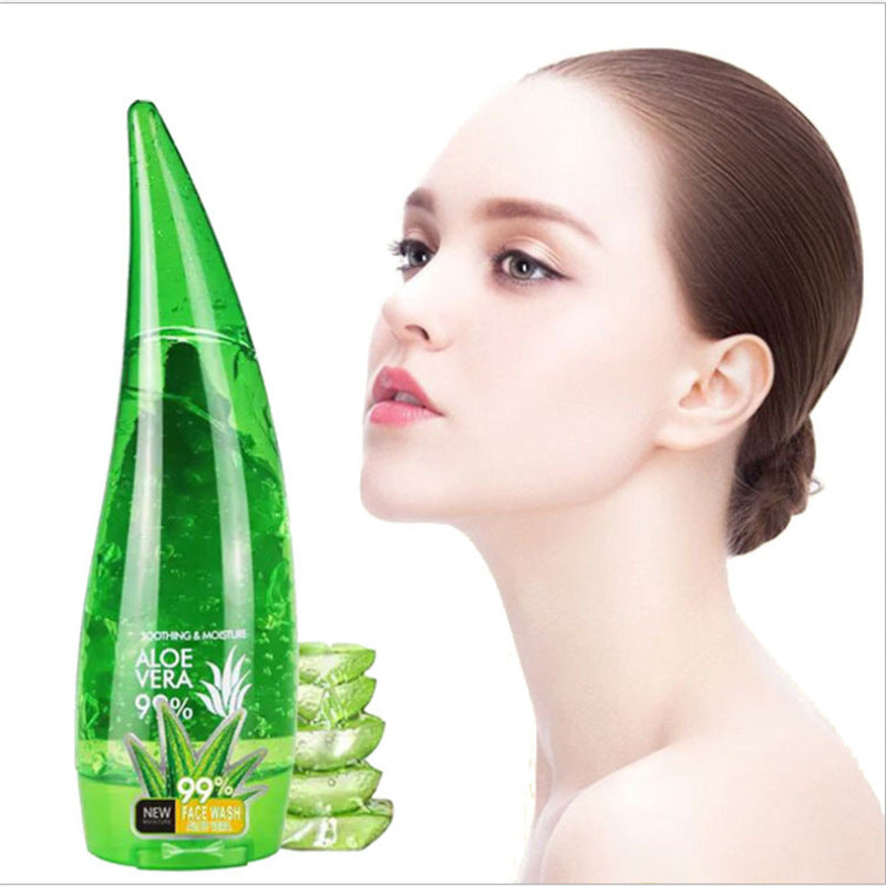 Horn Aloe Vera Gel Skin Care Fades Acne Marks After-Sun Repair Hydrating Moisturizing Improves Skin Aloe Vera Gel