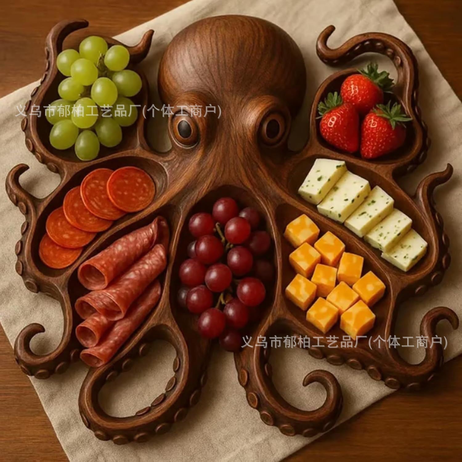 Octopus Charcuterie Platter Octopus Deli Platter Fruit Platter