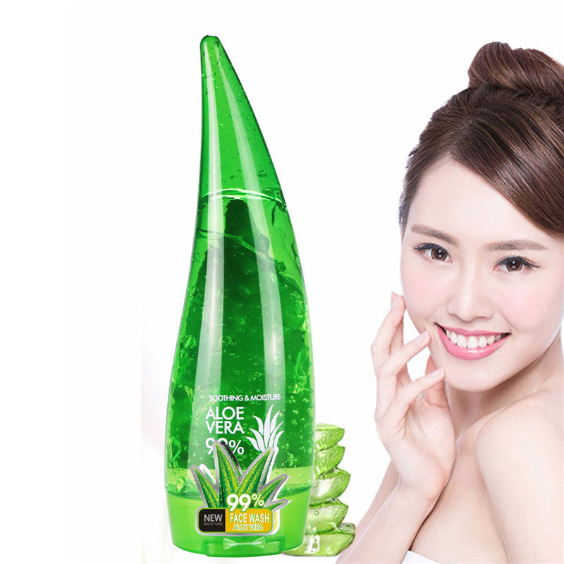 Horn Aloe Vera Gel Skin Care Fades Acne Marks After-Sun Repair Hydrating Moisturizing Improves Skin Aloe Vera Gel