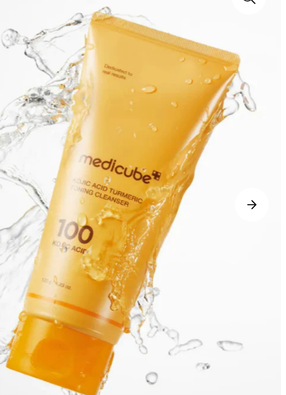 medicube Kojic Acid Turmeric Toning Cleanser 120g